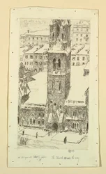 Die Kirche gegenüber