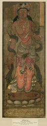 Bodhisattva Manjusri, Tunhuang, 7.-8. Jahrhundert
