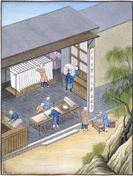 Papierherstellung, China