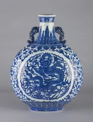 Pilgerflasche, 1736-96 (Jingdezhen-Ware)