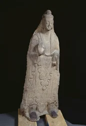 Statue des Buddha Shakyamuni, Nördliche Wei-Dynastie, ca. 386-534
