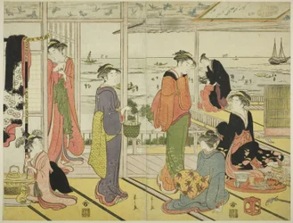 In einem Freudenhaus in Shinagawa (Shinagawa no rojo)