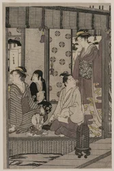 Prunkwinde (aus der Serie Die Geschichte von Genji in eleganter moderner Kleidung)