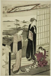 Suma, aus der Serie "Eine modische Parodie der Geschichte von Genji (Furyu yatsushi Genji)"