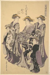 Die Oiran Segawa von Matsubaya (das Haus der Kiefer)