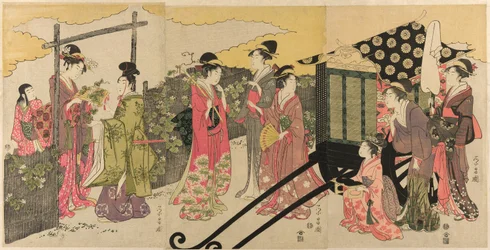 Parodie des Yugao-Kapitels aus der Geschichte von Genji