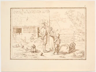 Illustration zum Märchen "Der Bergmann und das Gewitter"