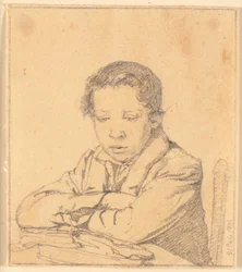 Lesender Junge (Fritz Feilberg)