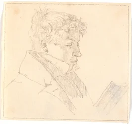 Lesender junger Mann, des Künstlers ältester Bruder, Pastor Carl Adolf Købke (1804-1840)?