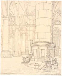 Teil des Inneren von Ss. Giovanni e Paolo in Venedig