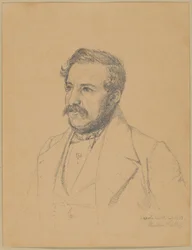 Porträt von Christophe Louis Engelhard Dalgas