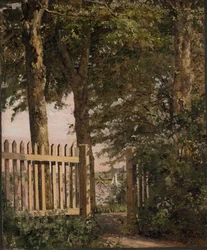 Das Gartentor des Hauses des Künstlers in Blegdammen