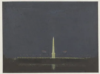 Die Illumination an der Hohen Schleuse anlässlich der Geburt des jungen Prinzen (Tagebuch, 2. Mai)
