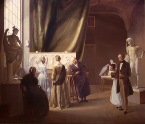 Das Atelier von Bertel Thorvaldsen (1770-1844) 1899