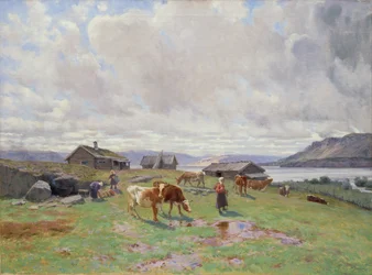 Morgenstimmung bei Holmvassbu