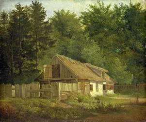 Ein Haus im Frederiksdal-Wald bei Kopenhagen, 1828
