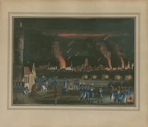 Bombardierung von Frankfurt am Main durch die französische Armee
