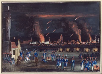 Erste Koalition - 13. Juni 1796: Bombardierung von Frankfurt am Main durch die Franzosen