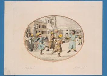 Ballspiel, ca. 1910