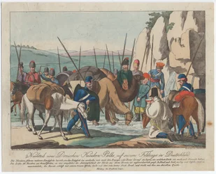 Don Kosaken ruhen in Deutschland, ca. 1814