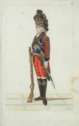 Offizier des Kavallerieregiments der Leibgarde, 1793