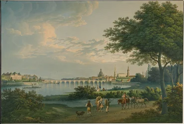 Ansicht von Dresden, 1810