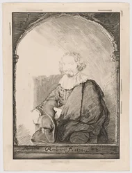 Porträt eines Mannes in einem Sessel, aus Collection d