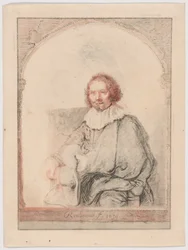 Porträt eines Mannes in einem Sessel, aus Collection d