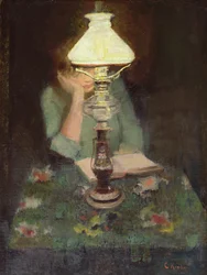 Oda mit Lampe