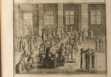 Die Hochzeit (Illustration aus Reisen zum Großherzog von Moskau und zum König von Persien von Adam)