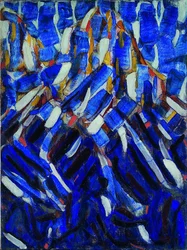 Abstraktion (der Blaue Berg)