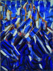 Abstraktion der Blaue Berg, 1912