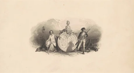 Entwurf für ein Emblem des Staates South Carolina