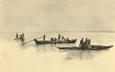 Fischerboote, Ceylon, 1898