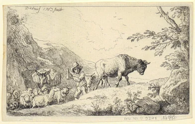 Landschaft mit dem Heiligen Franz