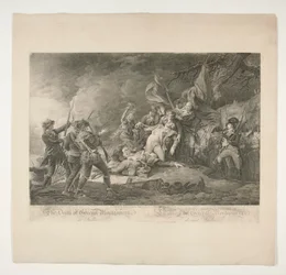 Der Tod von General Montgomery in Quebec