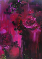 Stimmungsvolle rosa Blüten