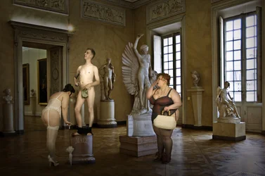 Unerwarteter Galeriebesuch