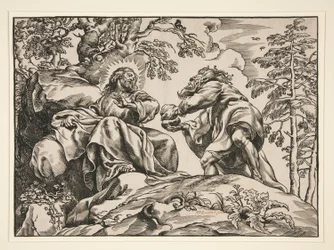 Die Versuchung Christi durch den Teufel