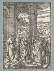 Die Pharisäer und Schriftgelehrten fordern ein Zeichen von Christus