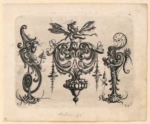 Tafel 28, aus Neüw Grotteßken Buch (Neues Groteskenbuch)