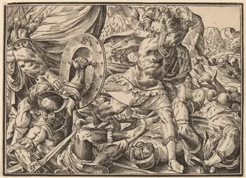 Christus erzählt seinen Jüngern vom Jüngsten Gericht
