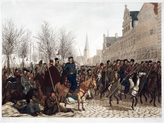 Kosaken in Hamburg, 18. März 1813 - Suhr, Christoph