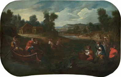 Singerie: Die Fischer, ca. 1739