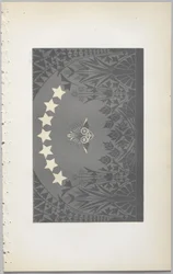 Die Kunst des dekorativen Designs: mit einem Anhang, der die Stunden des Tages angibt, zu denen Blumen öffnen, veröffentlicht von Day & Son, London, 1862