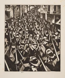 Eine Morgendämmerung, 1914, veröffentlicht 1915