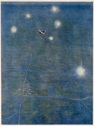 Über die Linien, aus Britische Künstler an der Front, Fortsetzung der Westfront, 1918