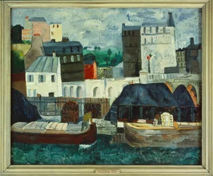 Die Seine bei Passy, April-Mai 1928