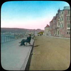 Esplanade, Penzance, Cornwall, spätes 19. oder frühes 20. Jahrhundert