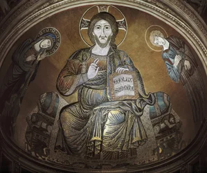 Christus in Majestät. Mosaik